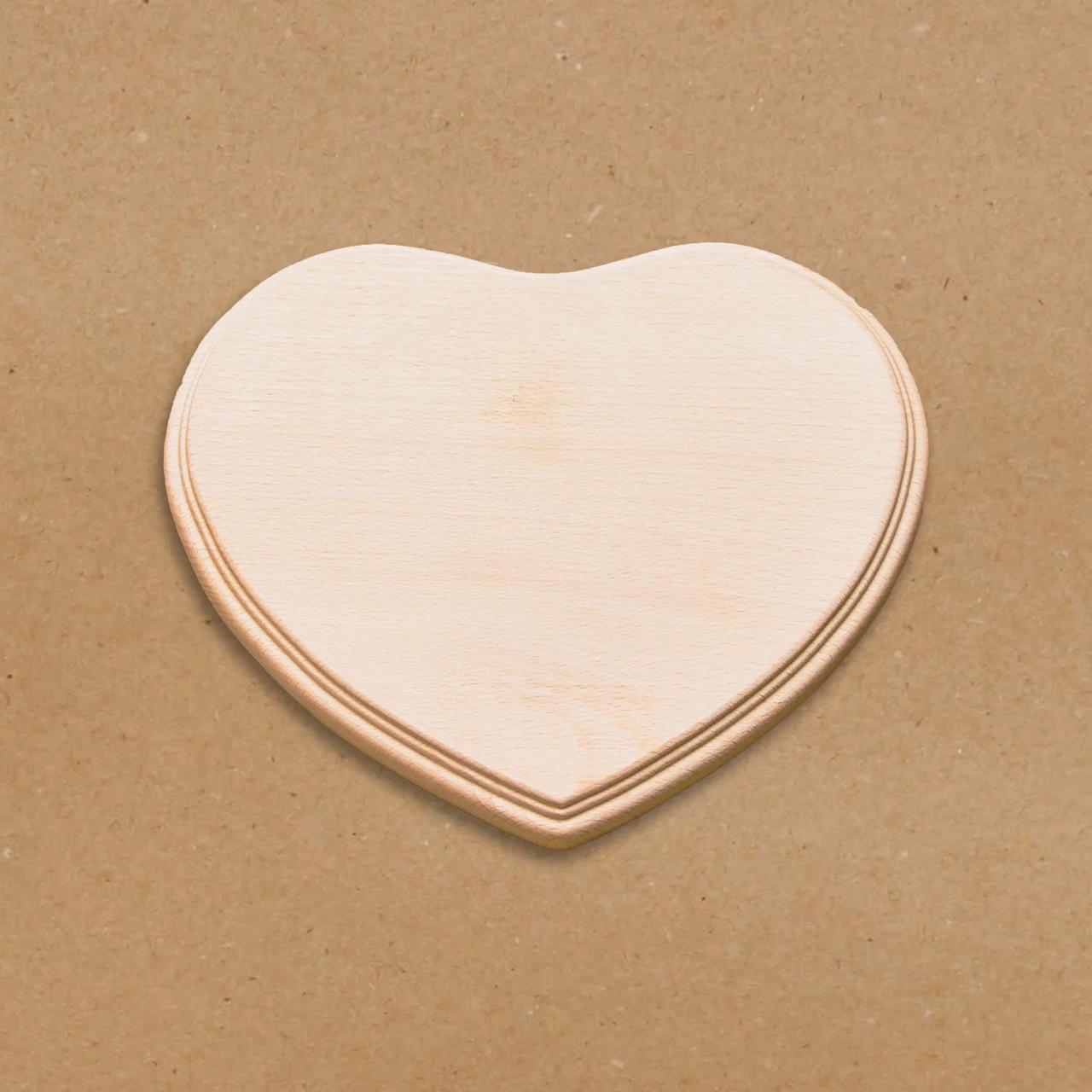 Wooden Base | Heart
